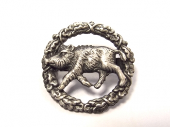 Broche sanglier entier en couronne