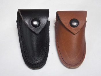 Pochette cuir pour 1 embouchure avec passant ceinture