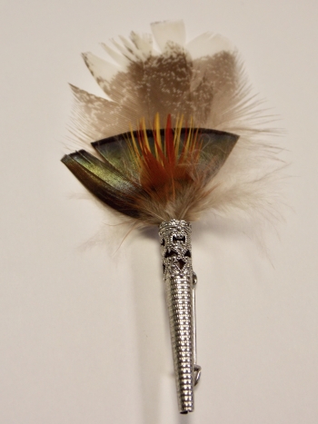 Broche plume la vaporeuse