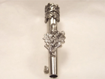 R�ceptacle porte plumes feuilles de ch�ne