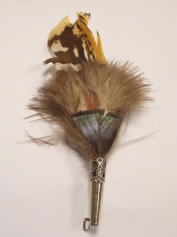 Broche plume Sous Bois