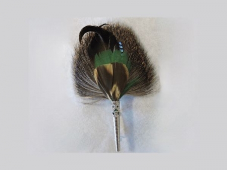 Broches en plumes v�ritables - Nos produits
